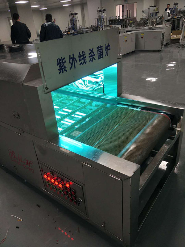 口罩殺菌機(jī)現(xiàn)場(chǎng)調(diào)試